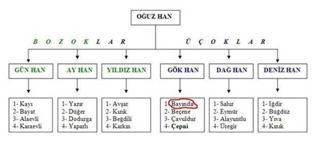 işte İl İl Türklerin Soy Ağacı...