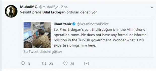 Bilal Erdoğan'ın Karargahta Ne İşi Var?