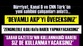 Hürriyet'in Yeni Sahibinin Skandal Talimatları!