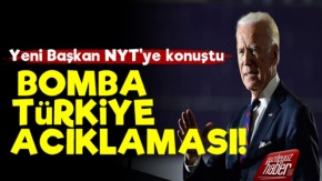 Joe Biden'den Bomba Türkiye Açıklaması!