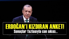 Erdoğan'ı Kızdıran Anket!