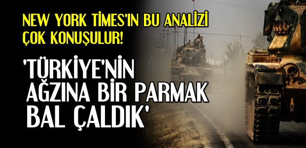 'TÜRKİYE'NİN AĞZINA BİR PARMAK BAL ÇALDIK'