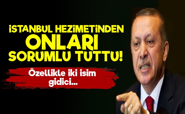 Erdoğan İki İsmin Üzerini Çizdi!