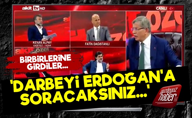 AKİT TV'de Ortalık Karıştı, Davutoğlu Çıldırdı!