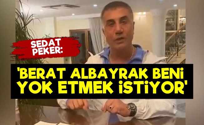 Sedat Peker: Berat Albayrak Beni Yok Etmek İstiyor