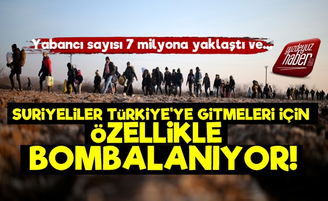 'Suriyeliler Türkiye'ye Gitsin Diye Bombalanıyor'