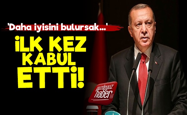 Erdoğan İlk Kez Kabul Etti!