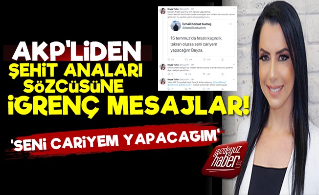 AKP Üyesinin İğrenç Mesajlarını İfşa Etti!