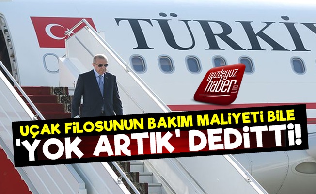 Erdoğan'ın Uçak Masrafı Bile Pes Dedirtti!