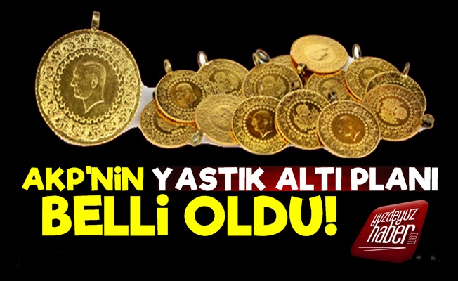 İşte AKP'nin Yastık Altı Altın Planı!