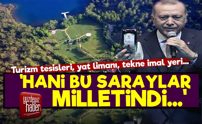 Erdoğan'ın 300 Odalı Yazlık Sarayı 'Sır' Oldu!