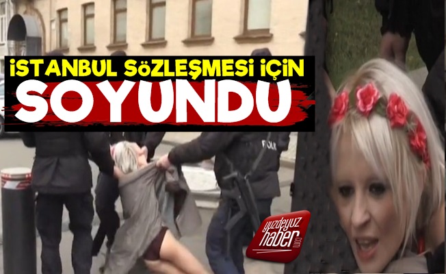 FEMEN'den İstanbul Sözleşmesi Eylemi!