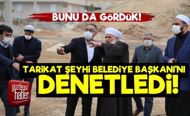 Haznevi Tarikat Şeyhi AKP'li Başkanı Denetledi!