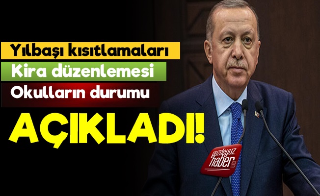 Erdoğan'dan Yılbaşı Açıklaması!