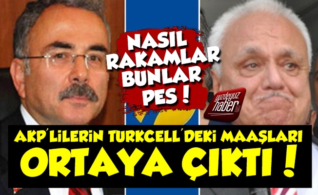 AKP'lilerin Turkcell'deki Maaşları 'Pes' Dedirtti!
