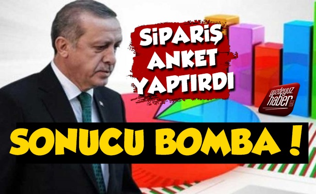 'Erdoğan Sipariş Anket Yaptırdı, Sonucu Bomba'