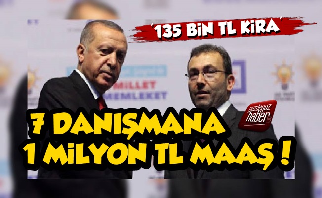 AKP'li 7 Danışmana 1 Milyon TL Maaş,