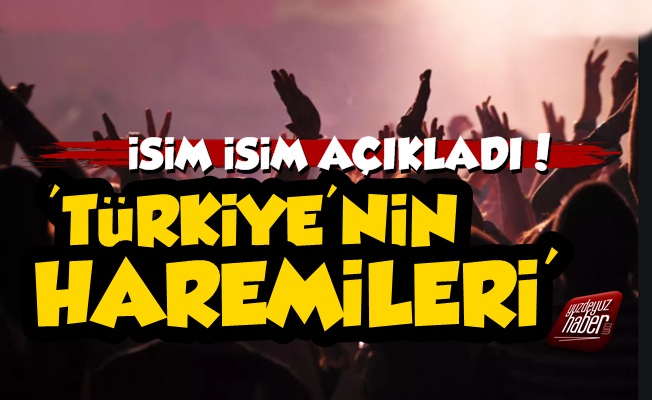 'Türkiye'nin 6 Tip Haramisi Var' Deyip İsim İsim Açıkladı