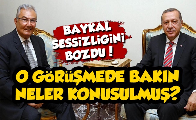 Baykal, Erdoğan İle Ne Konuştuklarını Anlattı