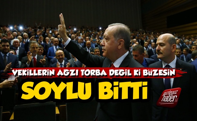 Erdoğan Süleyman Soylu'yu Listeden Çıkardı