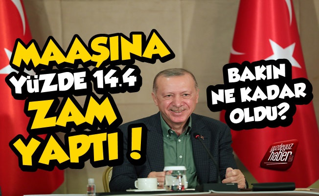Erdoğan Kendi Maaşına Yüzde 14.4 Zam Yaptı?