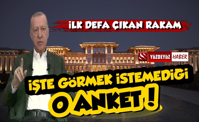 İşte Erdoğan ve Sarayın Görmek İstemediği Anket!