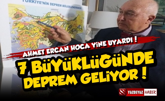 Prof. Ahmet Ercan: 7 Büyüklüğünde Deprem Geliyor...