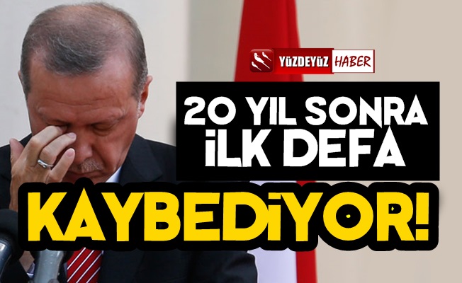 'Erdoğan 20 Yıl Sonra İlk Defa Kaybediyor'
