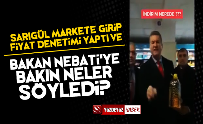 Mustafa Sarıgül Markette KDV Denetimi Yaptı!