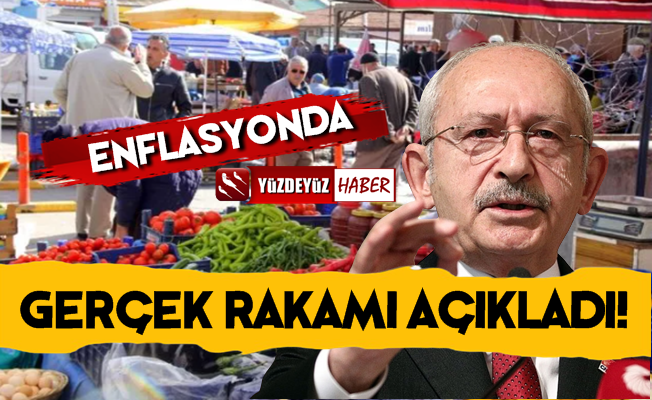 Kılıçdaroğlu, Enflasyonda Gerçek Rakamı Açıkladı!