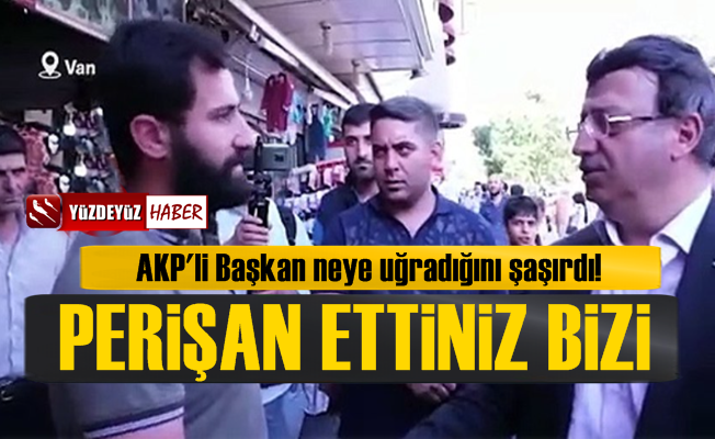 AKP'li Başkan, Yurttaşa 'İyi misin' Diye Sorduğuna Pişman Oldu!