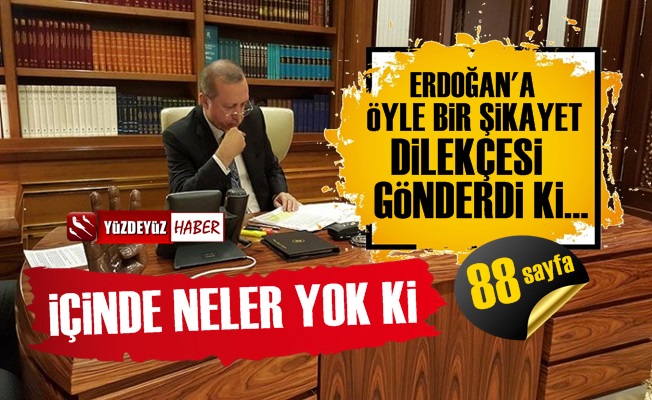 Hanefi Avcı'dan Erdoğan'a 88 Sayfalık Şikayet Dilekçesi