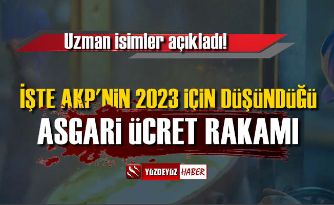İşte AKP'nin 2023 İçin Düşündüğü Yeni Asgari Ücret Rakamı