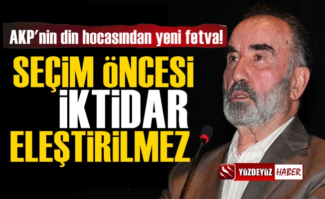 AKP'li Karaman'dan Yeni Fetva: İktidara Bunu Yapmayın...