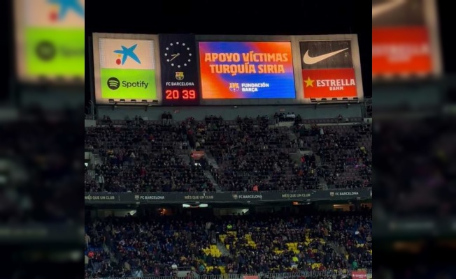 Barcelona- Real Madrid maçında Türkiye ile dayanışma çağrısı