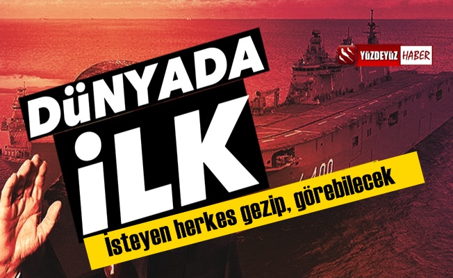 Dünyanın ilk SİHA Gemisi TCG Anadolu TSK envanterinde