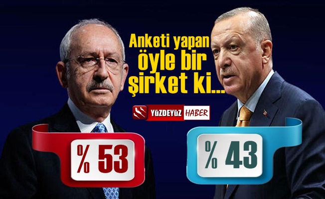 En kapsamlı ankette Kılıçdaroğlu Erdoğan'a fark attı