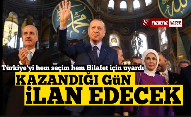 'Erdoğan seçimi kazanırsa Hilafeti ilan edecek çünkü...'
