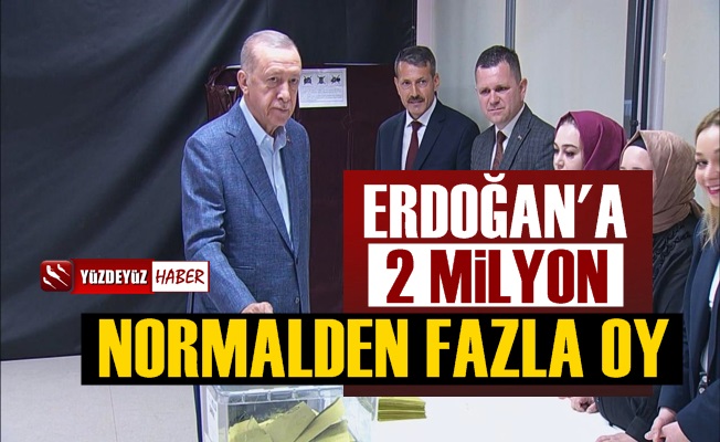Polimetre açıkladı: Erdoğan'a 2 milyon normalden fazla oy çıktı