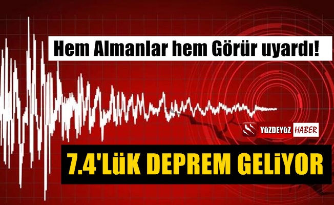 İstanbul için bir uyarı daha, Almanlar da '7.4 geliyor' dedi