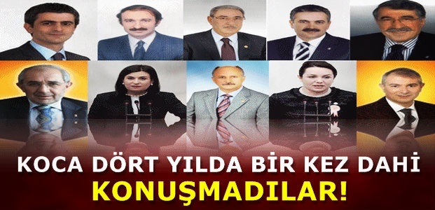 50 AKP'Lİ VEKİL TEK KELİME ETMEMİŞ!