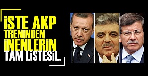 İŞTE AKP TRENİNDEN İNENLER!..