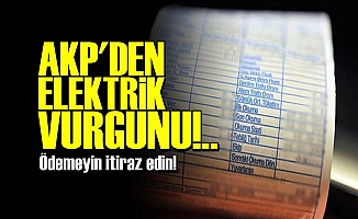 ELEKTRİK FATURALARINA DİKKAT!