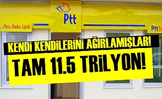 PTT KENDİ KENDİNİ AĞIRLAMIŞ!