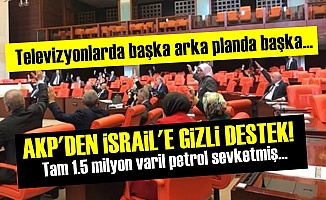 AKP'DEN İSRAİL'E GİZLİ DESTEK!
