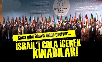 İSRAİL'İ 'COCA COLA' İÇEREK KINADILAR!