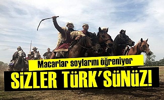 'Sizler Macar Değil Türk'sünüz'
