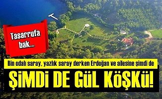 Erdoğan'a 'Gül Köşkü'