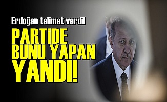 Erdoğan'dan Olay Talimat!