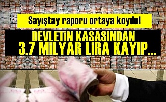 Sayıştay: Devletin 3.7 Milyar Lirası Kayıp...